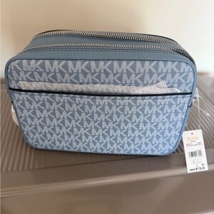 Michael Kors Light Blue MK Logo Purse